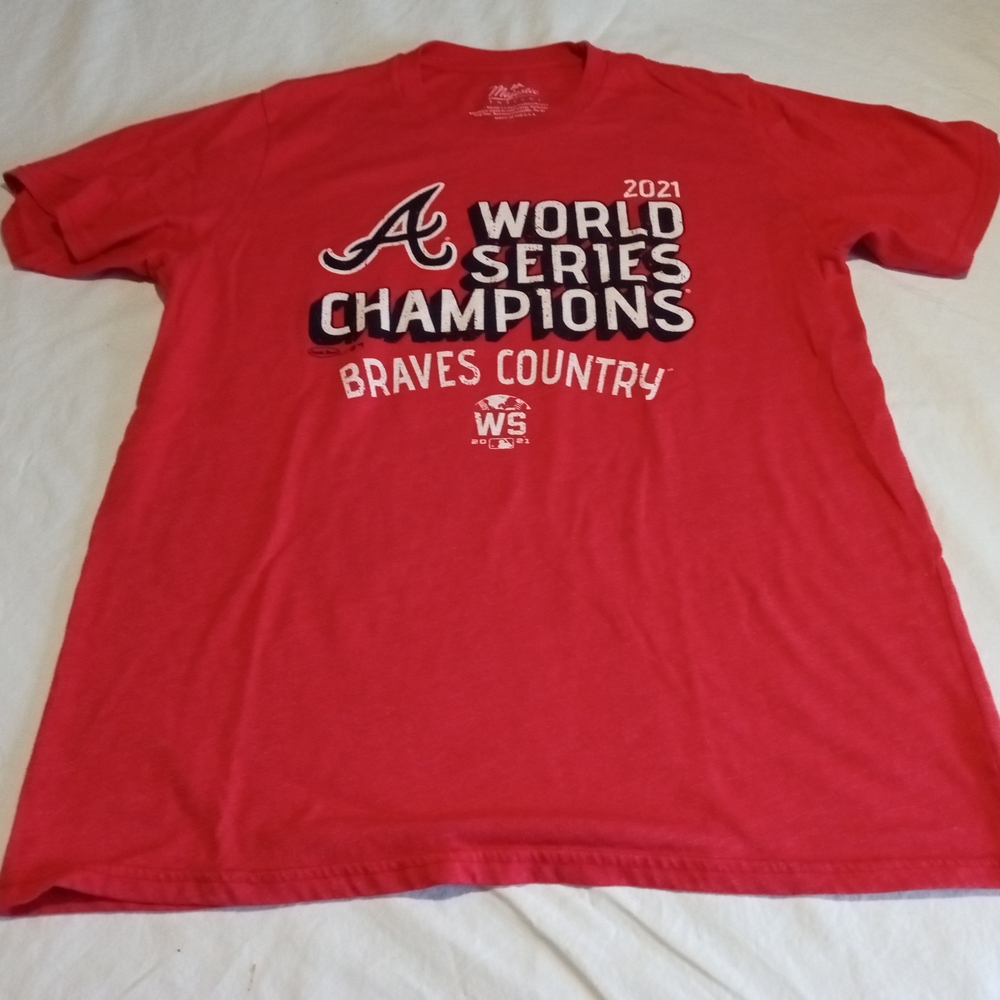 Majestic Red World Series Champions Tee